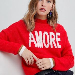 ASOS mock neck amour sweater!